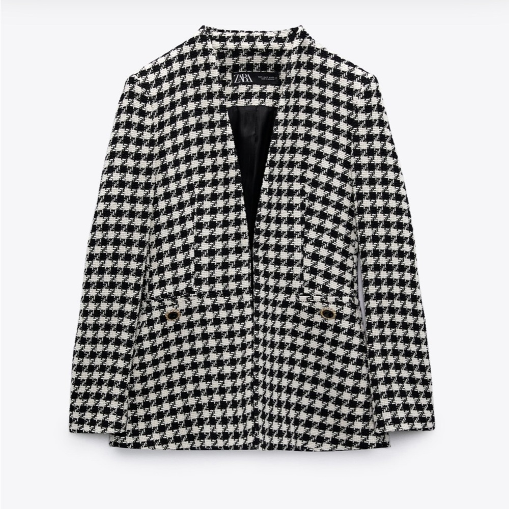 ✨NWT✨ ZARA Houndstooth Blazer